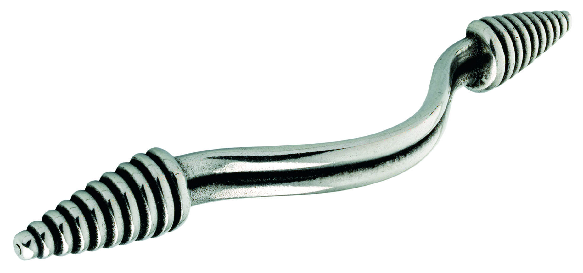 D Handle, 128mm, pewter effect 