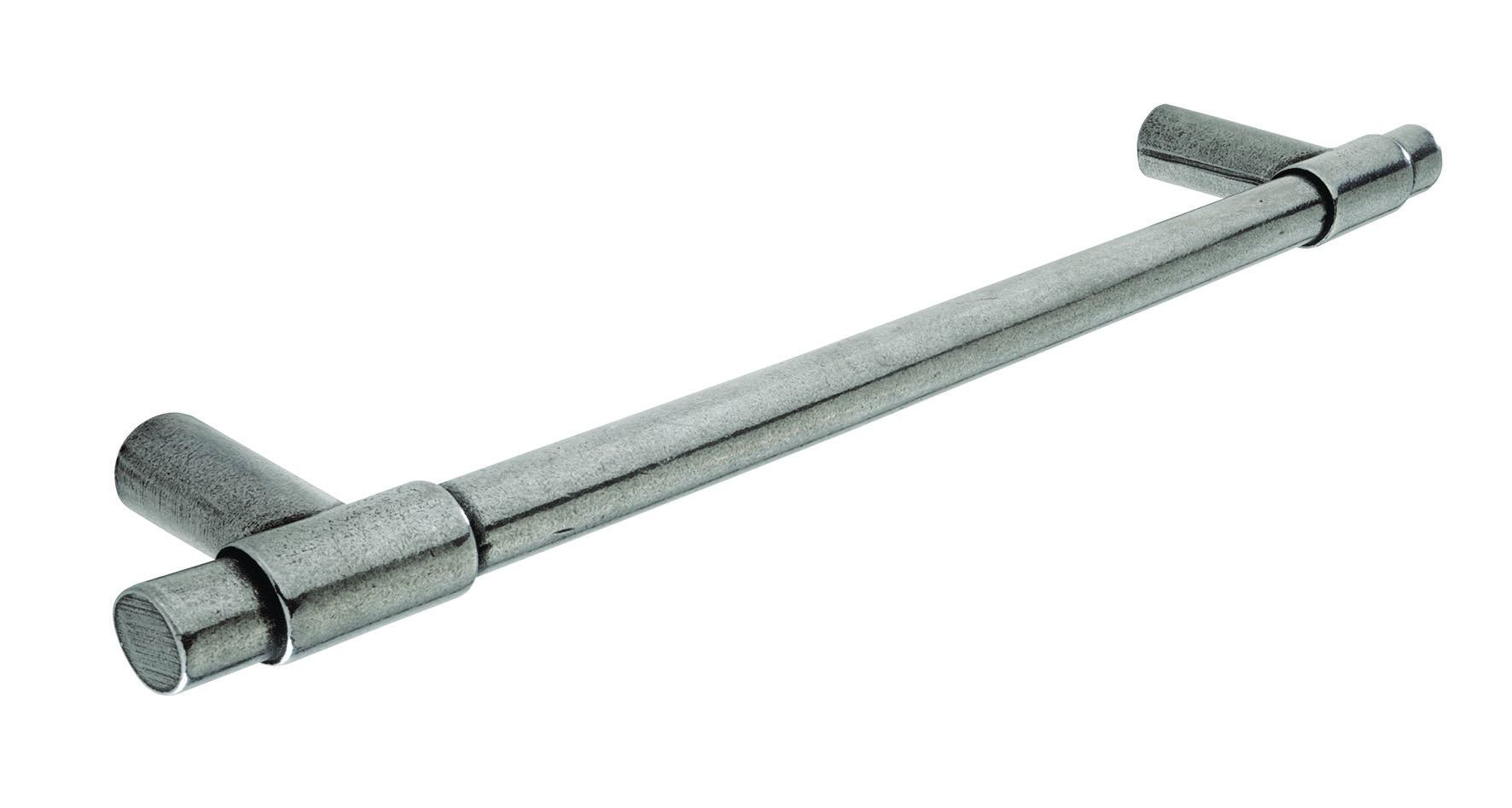 Bar handle, 160mm, pewter 